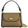 Florence  Biene Damen Handtasche Echtleder taupe OTF831N2