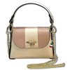 Florence  Biene Damen Handtasche Echtleder beige/rosa OTF833IA