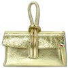 Florence Clutch Echtleder Tasche gold metallic  OTF834Z