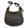 Bag Street  grau Leder-Damenhandtasche OTJ100K