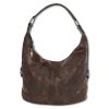 Jennifer Jones Beuteltasche Kunstleder braun  Hobo Bag OTJ129N