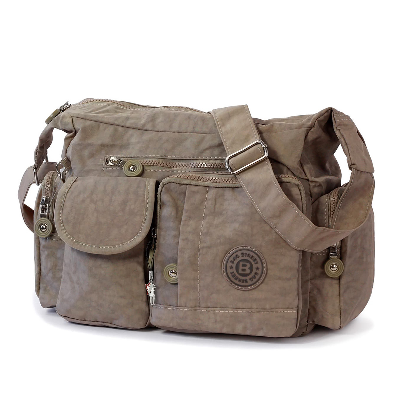 Bolso de nailon Bag Street bolso de mujer bolso de hombro elección de color 32x20x12 OTJ205X - Imagen 9 de 11