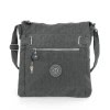 Damen  grau Nylon  Bag Street Handtasche OTJ207K