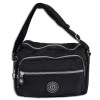 Bag Street leichte  Nylon schwarz Handtasche  OTJ227S