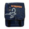 Bag Street Rucksack blau groer Schulranzen Schultasche Nylon Ranzen OTJ602B
