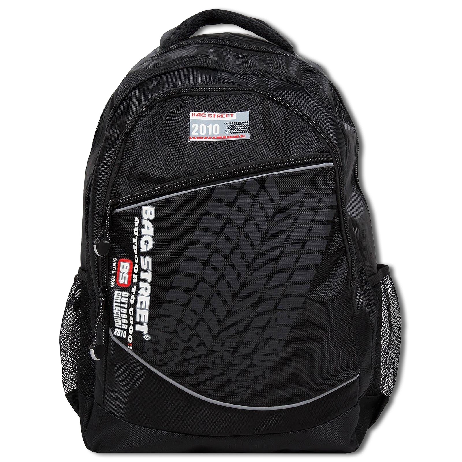 Bag Street Rucksack Synthetik schwarz Freizeit- Sportrucksack OTJ615S