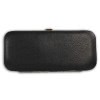 Jennifer Jones Manikreset Leder schwarz Reise-Etui Nagelset Pedikre OTJ703S