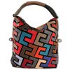 Florence ital. Shopper Echtleder Damen  Patchwork farbig OTM101F