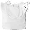 Florence ital. Shopper Echtleder Damen  Business wei OTM107W
