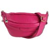 Florence Echtleder Grteltasche Damen pink Bauchtasche OTM806P