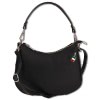 Florence  Damen Satteltasche sen Echtleder schwarz OTM809S