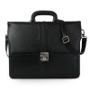 Aktentasche Kunstleder schwarz Brotasche Businesstasche DrachenLeder OTS150S