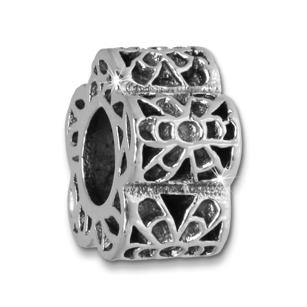 IMPPAC Bead Blume 925 Sterling Silber Armband Beads SBB247