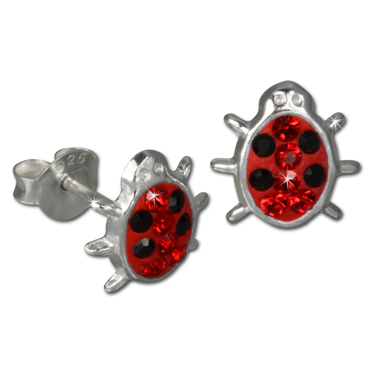 Teenie-Weenie Ohrstecker Farbwahl Ohrringe Silber Zirkonia Kinder SDO8092X - Bild 10 von 16