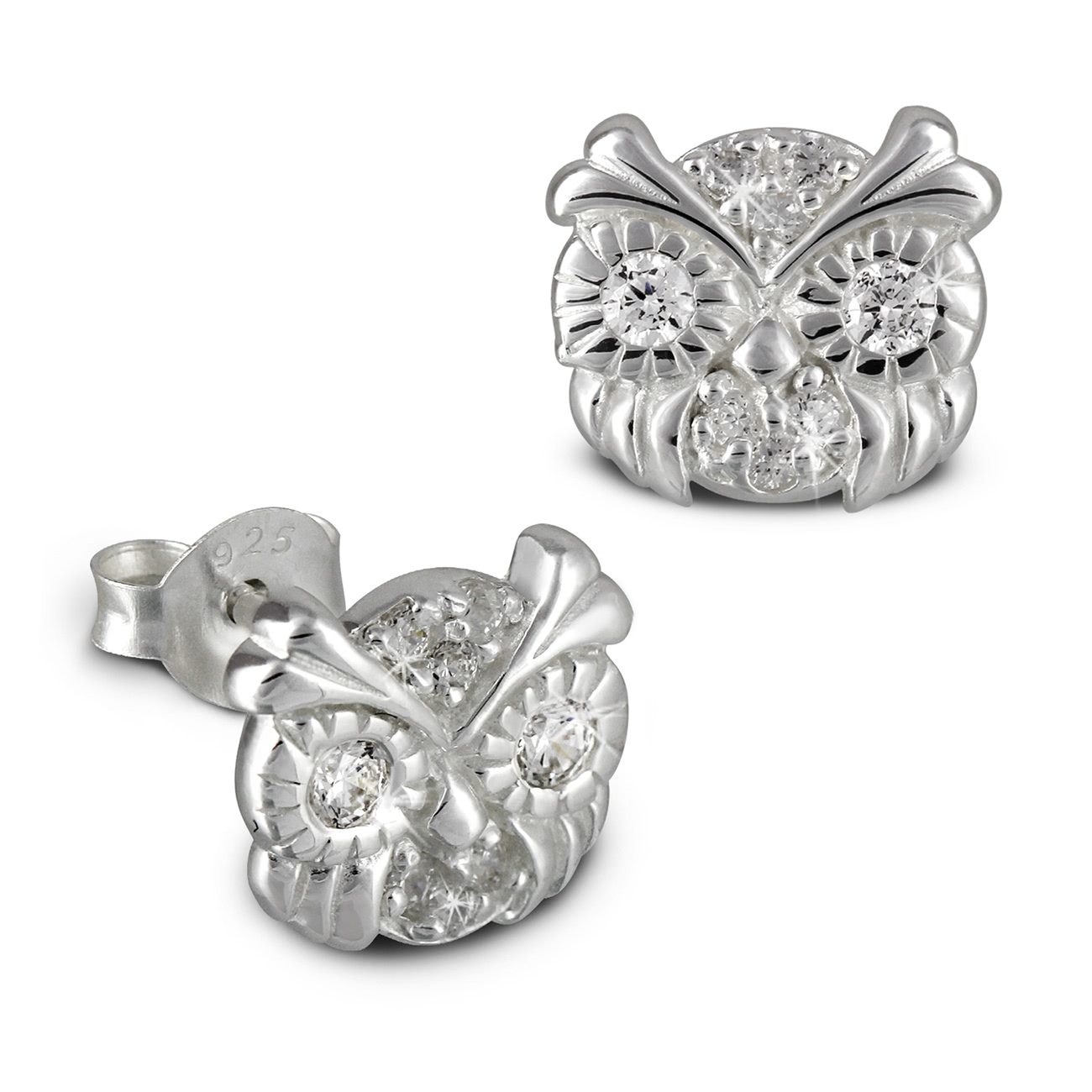 Teenie-Weenie Ohrstecker Farbwahl Ohrringe Silber Zirkonia Kinder SDO8092X - Bild 11 von 16