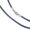IMPPAC Textil Armband 925 graublau für European Beads SML8619