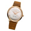 Fonderia Herren-Armbanduhr P-6R003US2 Quarz Leder-Armband braun UAP6R003US2