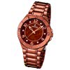 FESTINA Damenuhr Mademoiselle Quarz braun Edelstahlband bronze UF16729/1