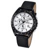 FESTINA Herren-Uhr Sport Analog Quarz Leder schwarz Chronograph UF16847/1