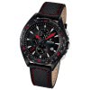 FESTINA Herren-Uhr Sport Analog Quarz Leder schwarz Chronograph UF16847/4