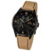 FESTINA Herren-Armbanduhr Retrograde Analog Quarz Leder/Textil braun UF16849/1