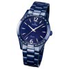 Festina Damen-Armbanduhr Boyfriend analog Quarz Edelstahl blau UF16915/1