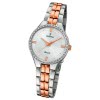 Festina Damen Armband-Uhr F20219/2 Quarz Edelstahl silber rosgold UF20219/2