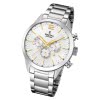 Festina Herren Armbanduhr Time Chronograph F20343/1 Edelstahl silber UF20343/1
