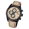 Festina Herren Armbanduhr Chronograph Sport F20344/1 Quarz Leder beige UF20344/1