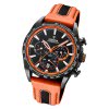 Festina Herren Armbanduhr The Originals F20351/5 Leder orange schwarz UF20351/5