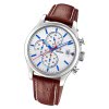 Festina Herren Armbanduhr Time Chronograph F20375/1 Quarz Leder wei UF20375/1