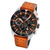 Festina Herren Armbanduhr The Originals F20377/4 Quarz Leder orange UF20377/4