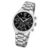 Festina Damen Armbanduhr Boyfriend F20391/4 Quarz Edelstahl silber UF20391/4