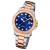 Festina Damenuhr Edelstahl silber gold Festina Boyfriend Armbanduhr UF20505/3