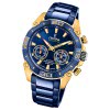 Festina Herrenuhr Chrono Bike F20547/1 Armbanduhr Edelstahl blau UF20547/1