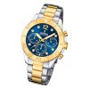 Festina Damenuhr Edelstahl silber gold Festina Boyfriend Armbanduhr UF20604/3