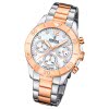 Festina Damenuhr Edelstahl silber ros Festina Boyfriend Armbanduhr UF20605/1