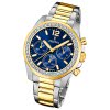 Festina Damenuhr Edelstahl silber gold Festina Boyfriend Armbanduhr UF20607/2
