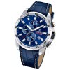 Festina Herrenuhr Leder blau Festina Timeless Chronograph Armbanduhr UF20692/2