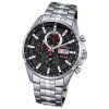 Festina Herren-Uhr silber Journees dAchats analog Quarz Edelstahl UF6844/4