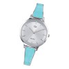 Girl Only GO Damenuhr Analog Quarzuhr mit Edelstahlarmband silber trkis UGO695326