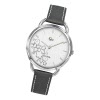 Girl Only GO Damenuhr Analog Quarzuhr mit Lederarmband grau wei UGO699107