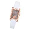 Girl Only GO Damenuhr Analog Quarzuhr mit Lederarmband wei UGO699208