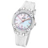 Jaguar Damenuhr Silikon wei Jaguar Diplomatic Armbanduhr UJ1017/1