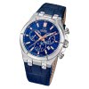 Jaguar Herren-Armbanduhr Leder blau J696/2 Saphir Daily Classic UJ696/2