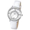 JAGUAR Damen-Armbanduhr Clair de Lune Saphirglas Quarz Leder wei UJ801/1
