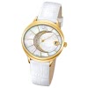 JAGUAR Damen-Armbanduhr Clair de Lune Saphirglas Quarz Leder wei UJ803/1
