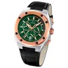 Jaguar Herren-Armbanduhr Executive Saphirglas Quarz Leder schwarz UJ809/2
