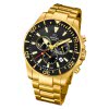 Jaguar Herren-Armbanduhr Edelstahl gold J864/3 Saphir Executive UJ864/3