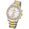 Jaguar Damenuhr Edelstahl silber gold Jaguar Connected Armbanduhr UJ982/1
